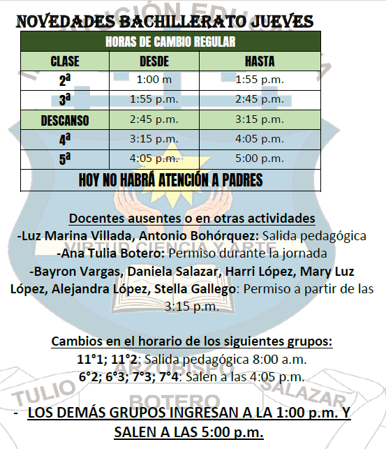 horario